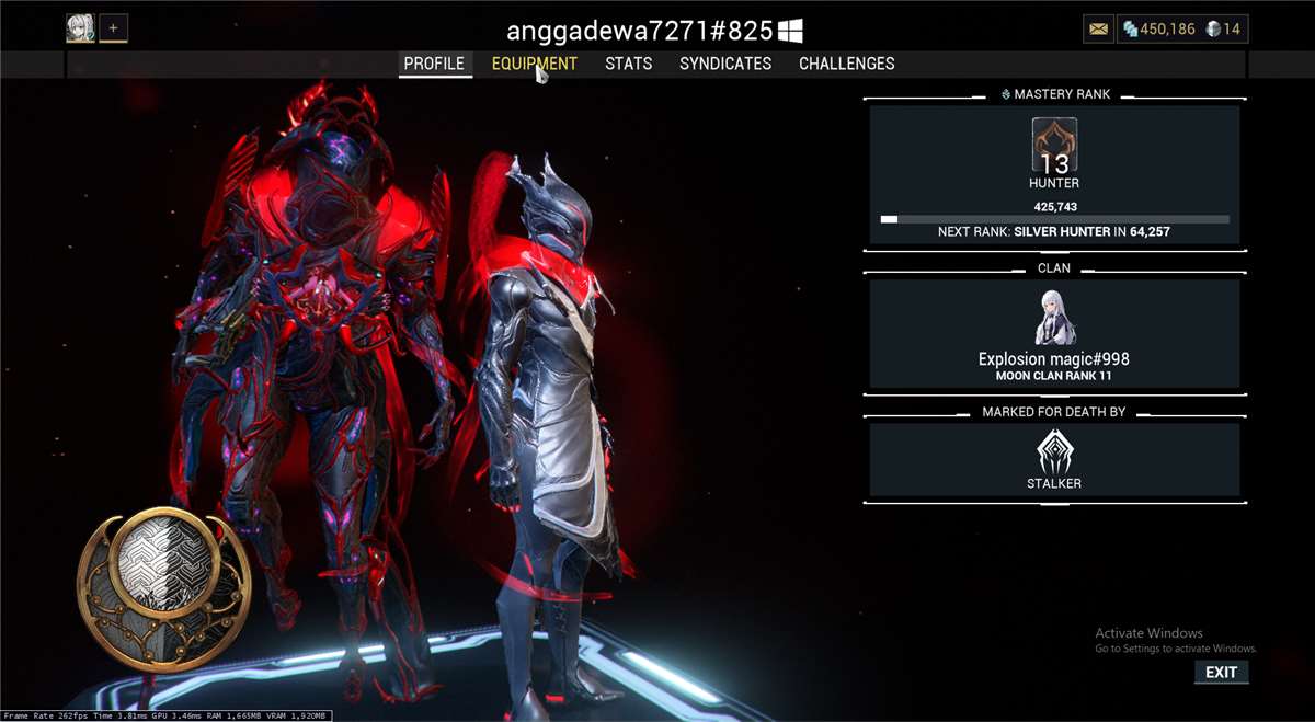 akun warframe MR 13